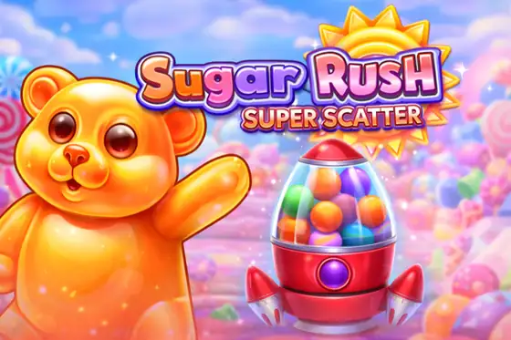 Sugar Rush Super Scatter slot game artwork